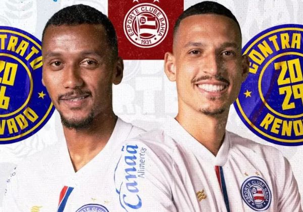 Bahia renova contratos de Gabriel Xavier e Rezende; veja detalhes