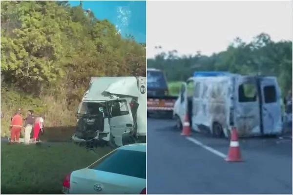 Motociclista morre em acidente com ambulância na BR-324