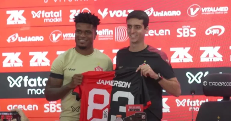 Soteropolitano da Ribeira e torcedor do Vitória, Jamerson é apresentado pelo Leão