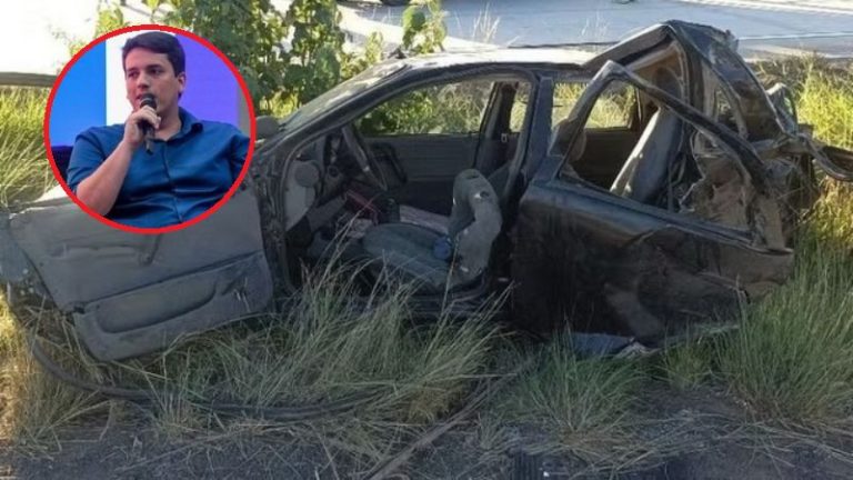 Prefeito de cidade sergipana se envolve em acidente na Bahia; duas crianças morreram