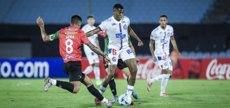 Bahia e Boston River empatam no Uruguai pelo jogo de ida da 3ª fase da Libertadores