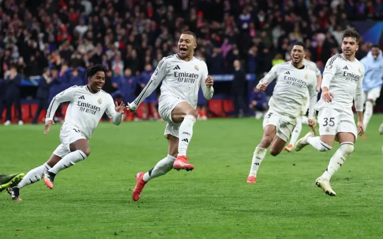 Vini Jr. falha, mas Real Madrid elimina Atlético em disputa de pênaltis polêmica pela Champions