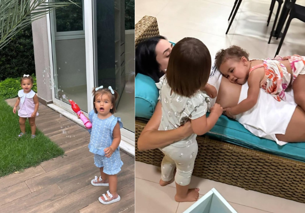 Bruna Biancardi compartilha momento com as filhas após polêmica com Neymar; confira