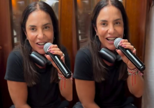 Ivete Sangalo faz minishow surpresa em viagem de trem no Peru