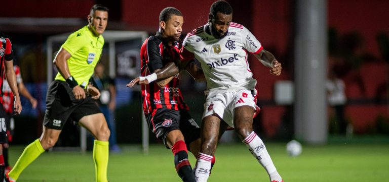 Vitória perde para o Flamengo e conhece a segunda derrota consecutiva no Brasileirão