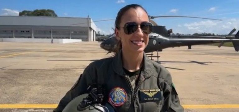 Exército brasileiro forma a primeira mulher piloto de helicópteros