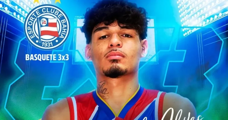 Gabriel Alves, do Bahia, é convocado pela Seleção Brasileira Sub-23 de Basquete 3×3