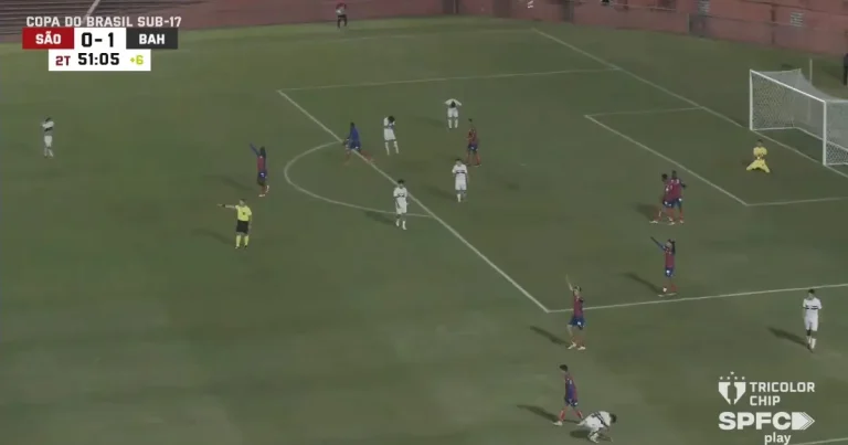 Histórico! Bahia bate o São Paulo e vai à final da Copa do Brasil Sub-17