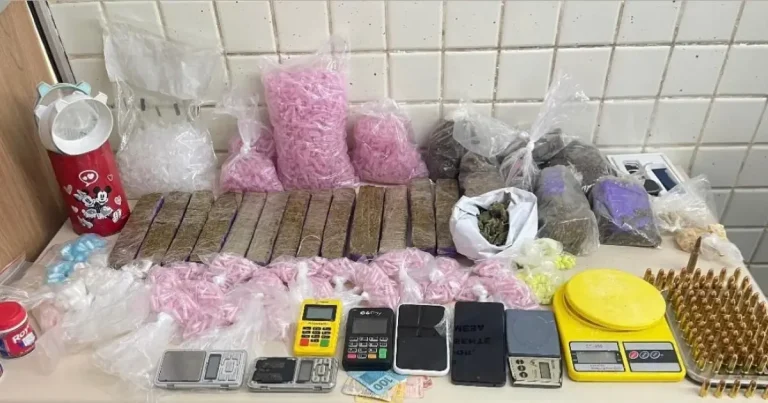 PM desarticula laboratório de drogas e prende suspeito de tráfico no Bom Juá