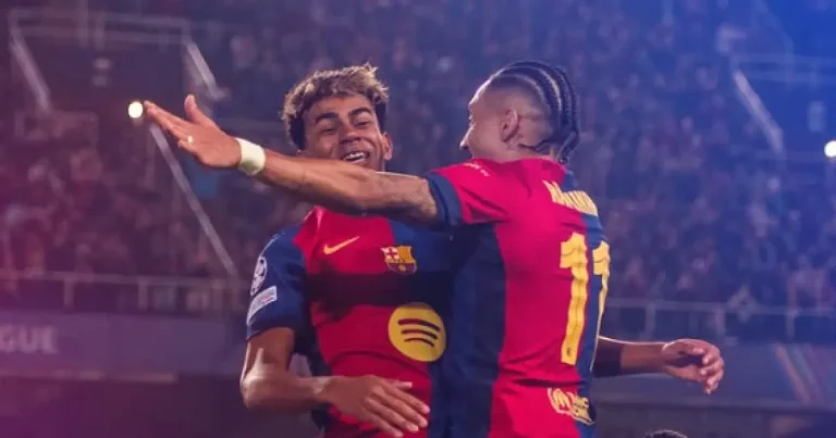 Raphinha e Yamal brilham e Barcelona encaminha classificação; confira resultados da Champions League