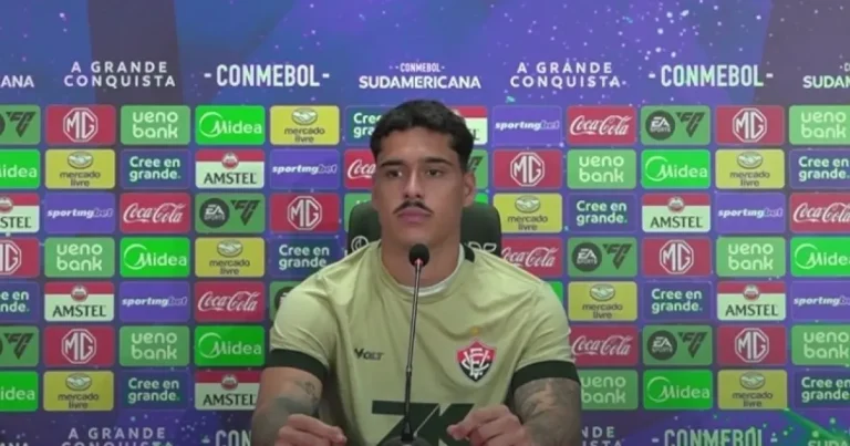 Lucas Halter projeta estreia do Vitória na Sul-Americana: “Campeonato muito difícil”
