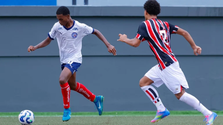 Bahia 4 x 4 São Paulo: empate eletrizante agita semi da Copa do Brasil sub-17