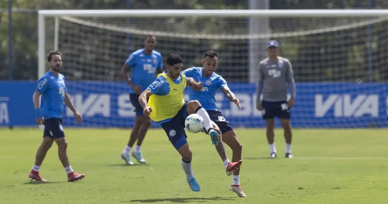 Bahia encerra preparação para duelo contra o São Paulo; Rezende, Kanu e Erick seguem fora