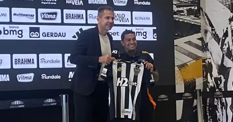 Dudu é apresentado oficialmente no Atlético-MG: “meu futebol combina com o Galo”