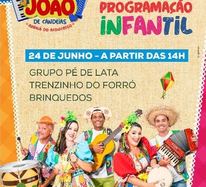 São João: Arraiá do Aconchego terá programação para crianças nesta terça (24)