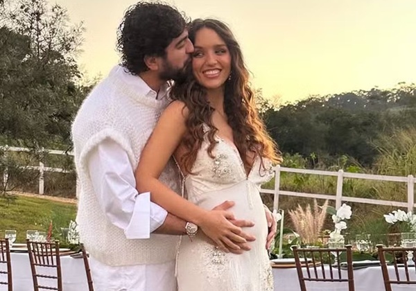 Rafa Kalimann e Nattan revelam sexo do bebê em chá de revelação; confira