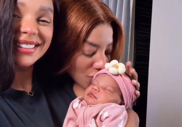 Ludmilla e Brunna Gonçalves encanta público ao mostrar o rostinho de Zuri pela 1ª vez