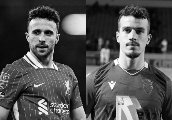 Atacante português Diogo Jota e o irmão André Silva morrem em acidente de carro na Espanha