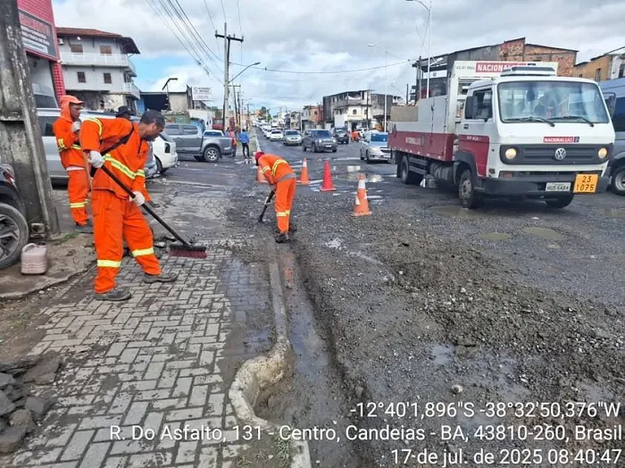 Candeias: Obras de recuperação de BA 522 são iniciadas
