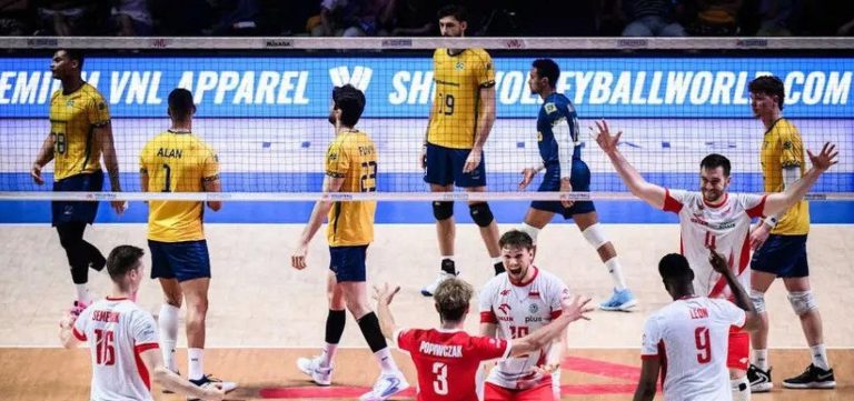 Brasil perde para a Polônia e fica fora da final da Liga das Nações