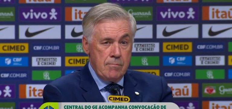 Carlo Ancelotti convoca Seleção Brasileira para últimas rodadas das eliminatórias da Copa do Mundo