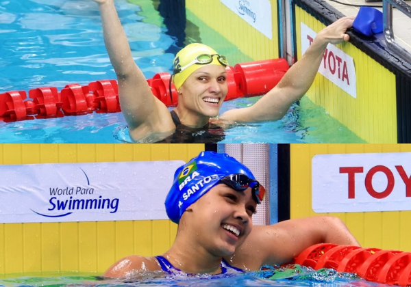 Brasil estreia com ouro e recorde no Mundial de Natação Paralímpica