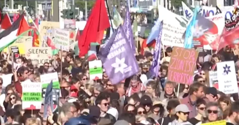 Em Berlim, 60 mil vão às ruas por Gaza