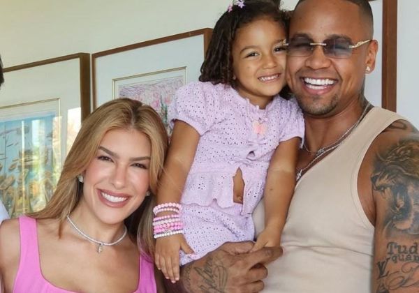 Filha de Lore Improta e Leo Santana escolhe nome inusitado para o irmão; saiba qual