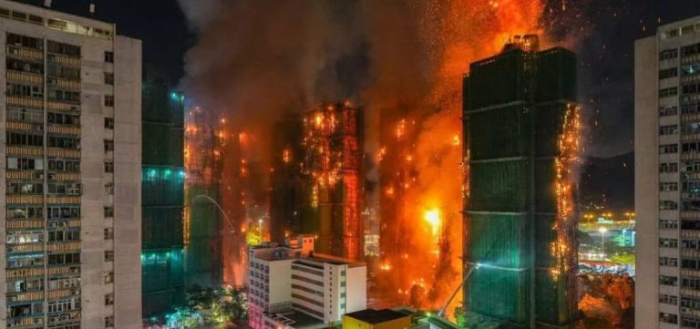 O que já se sabe sobre o incêndio em Hong Kong