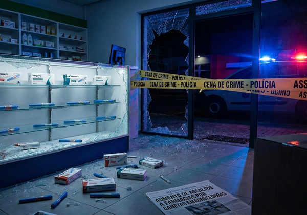 Assaltos a farmácias quase dobram em Salvador em 2025