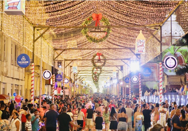 Natal Salvador leva feiras, música e gastronomia ao Centro Histórico neste fim de semana