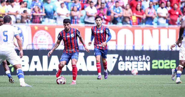 Com gol de Kauê Furquim, Bahia vence Galícia e mantém liderança no Campeonato Baiano