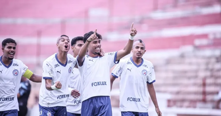 Chuva de gols: Bahia vence Inter de Limeira na estreia da Copinha 2026 e lidera Grupo 9