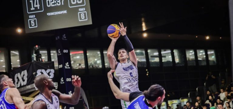Brasil garante vaga na Copa do Mundo de basquete 3×3 após classificação em Singapura