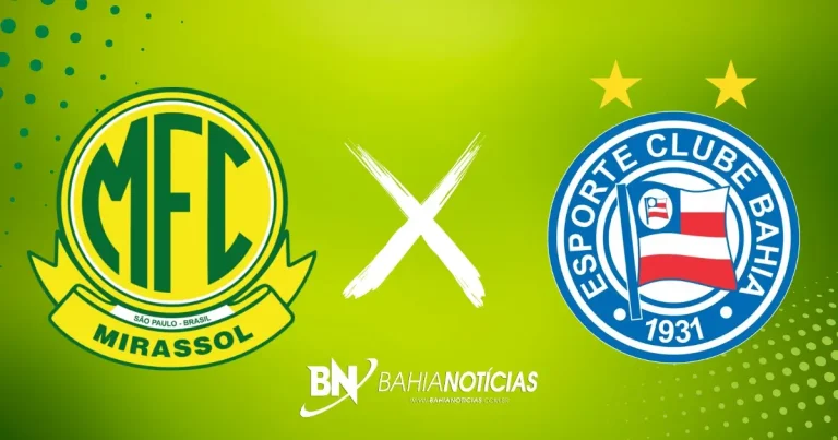 Mirassol x Bahia: Confira prováveis escalações, arbitragem, horário