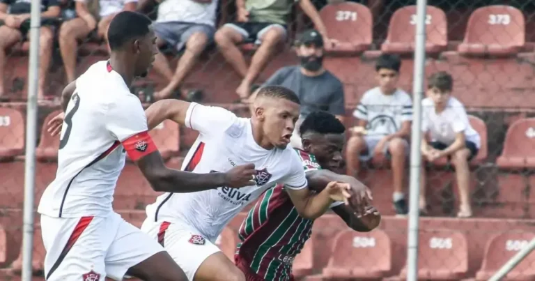 Vitória sofre virada nos acréscimos e perde para o Fluminense no Brasileirão Sub-20