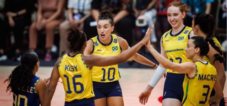 Brasil estreia na Liga das Nações de Vôlei Feminino contra a Holanda nesta quarta-feira