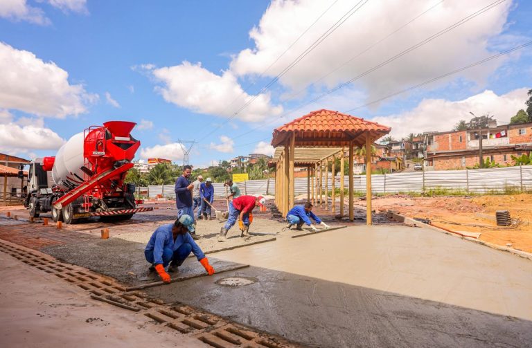 Candeias: Obras avançam e complexo de Passagem dos Teixeiras deve ser entregue no segundo semestre.